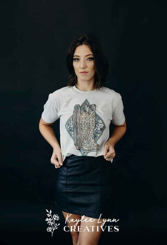 Leopard Boots