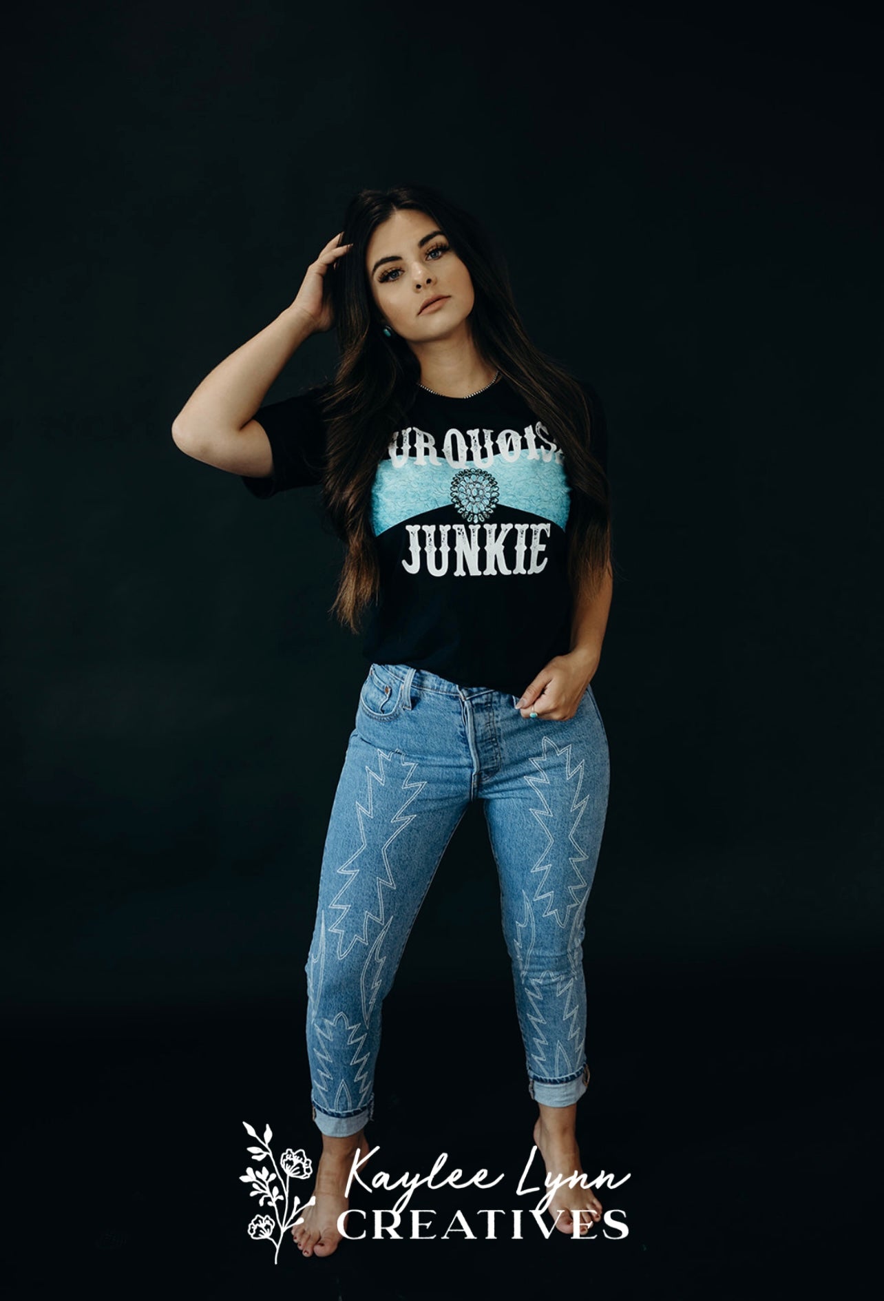 Turquoise Junkie (Black)