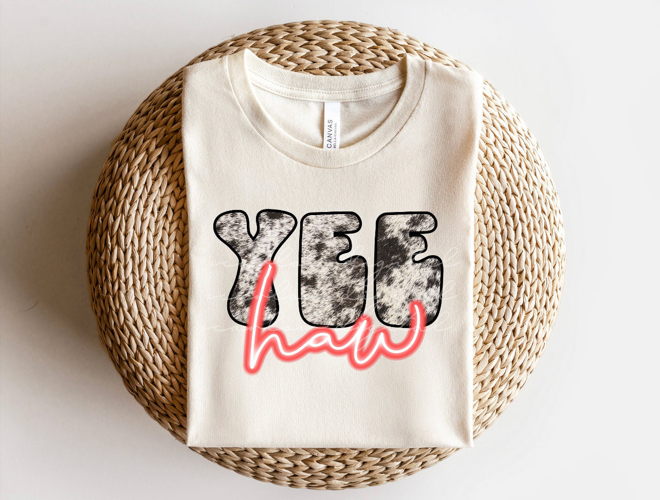 Yee Haw Neon Cowprint