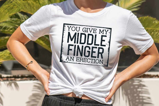 You Give My Middle Finger An Erection