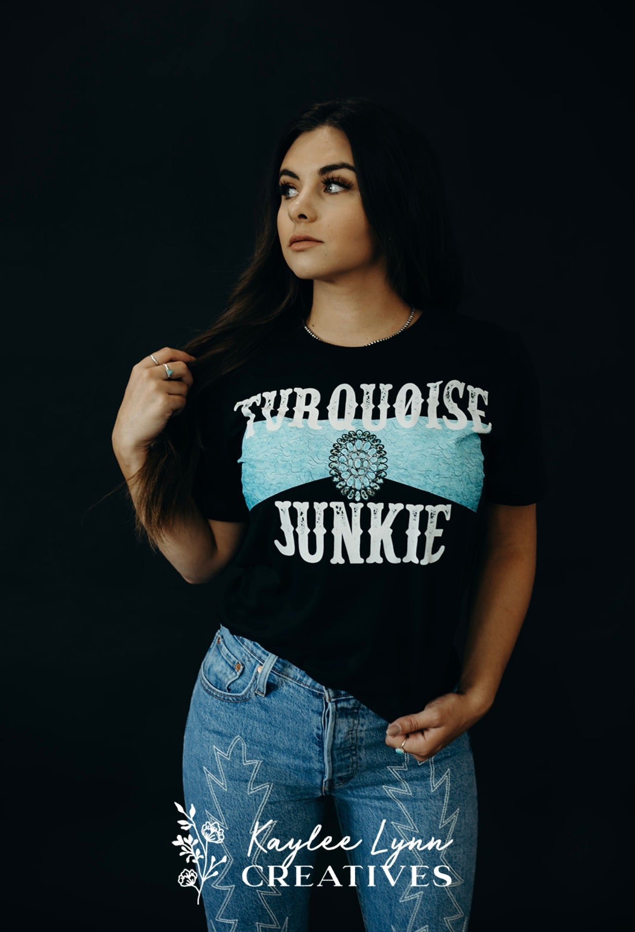Turquoise Junkie (Black)