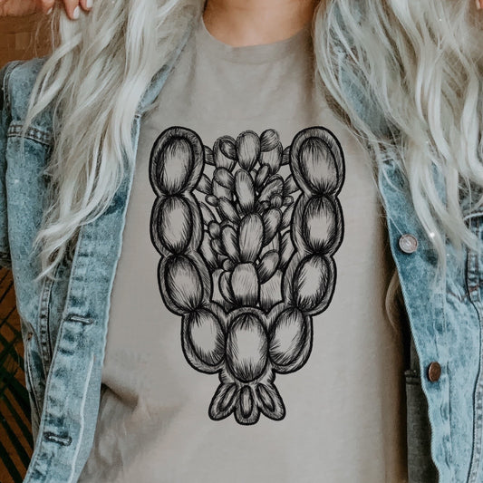 Turquoise Cactus Sketch