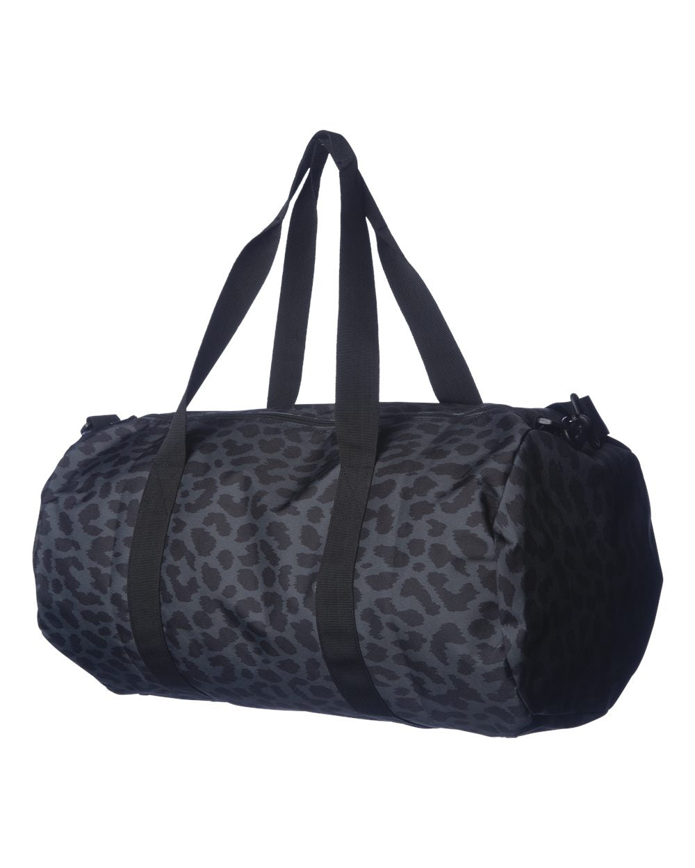 Black Leopard Duffel Bag