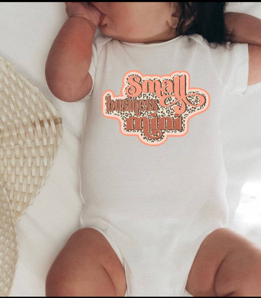 small business mini Onesie