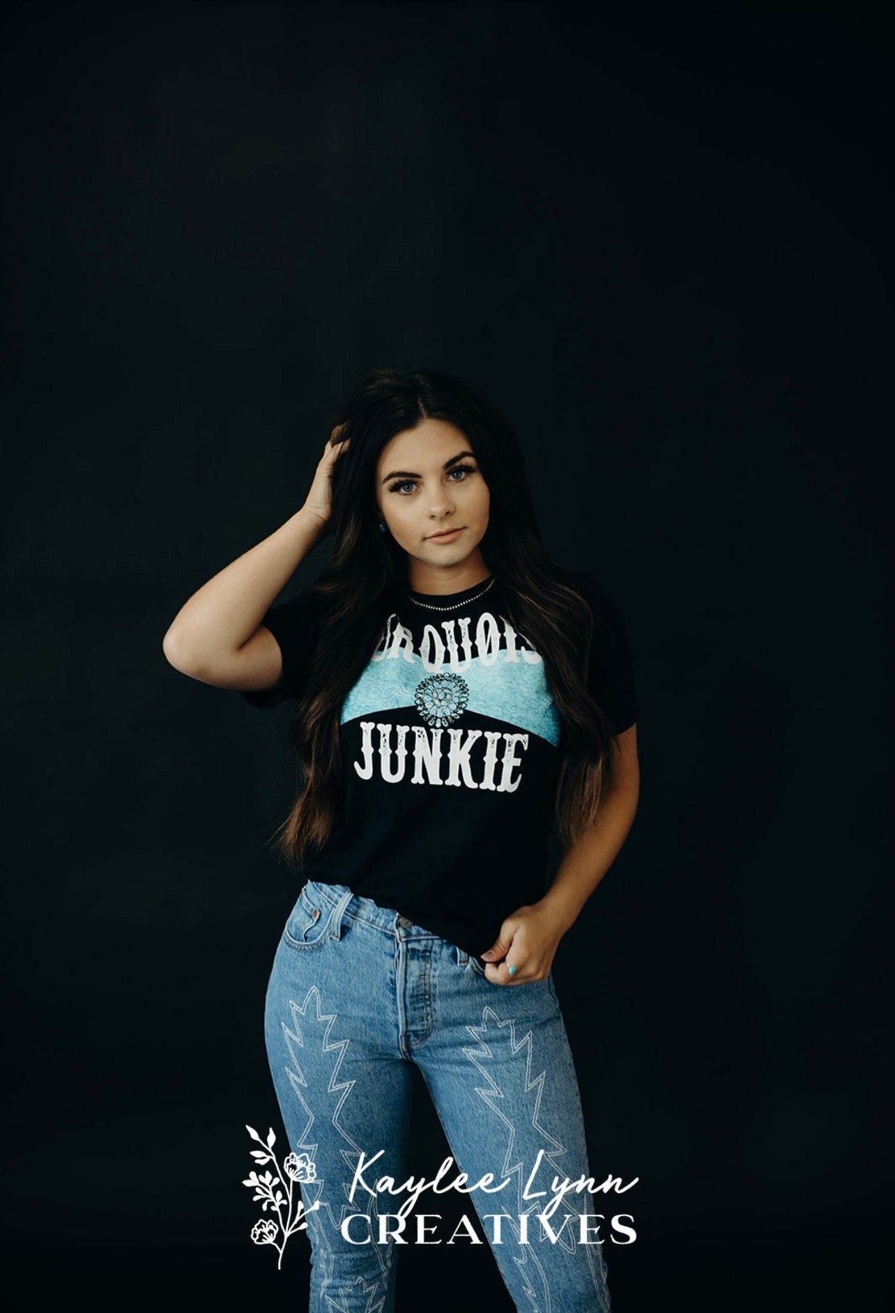 Turquoise Junkie (Black)