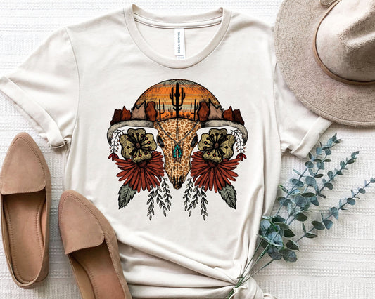 Desert Floral Bull