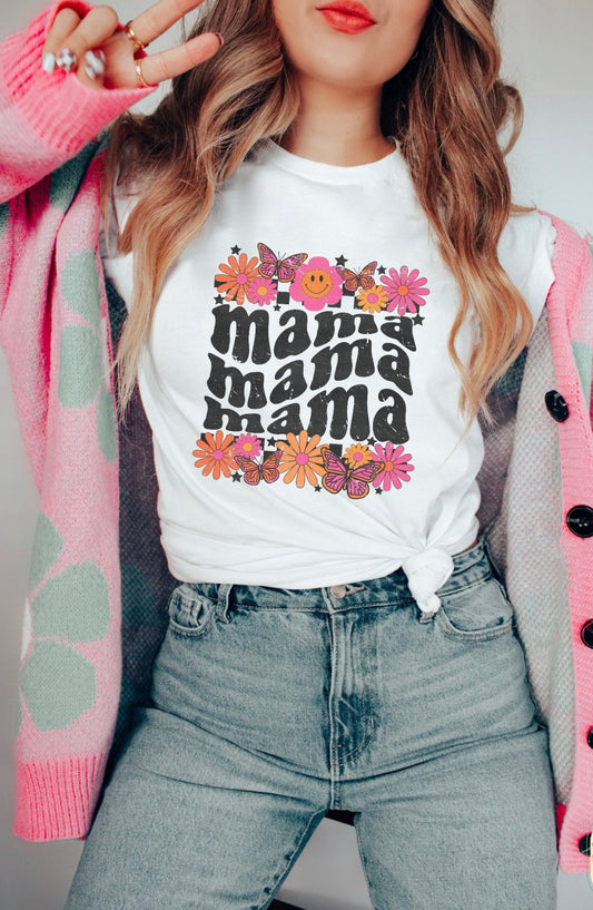 Butterfly Floral Mama