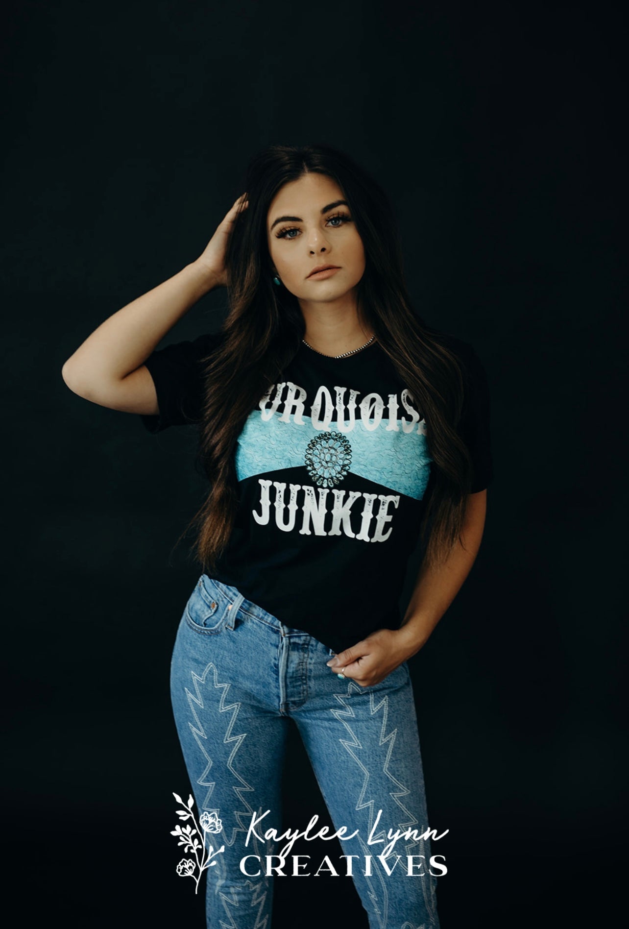Turquoise Junkie (Black)