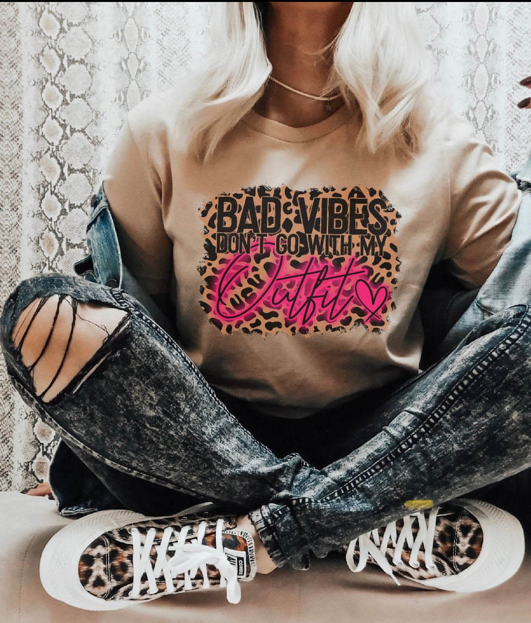 Leopard bad vibes don’t go with my outfit