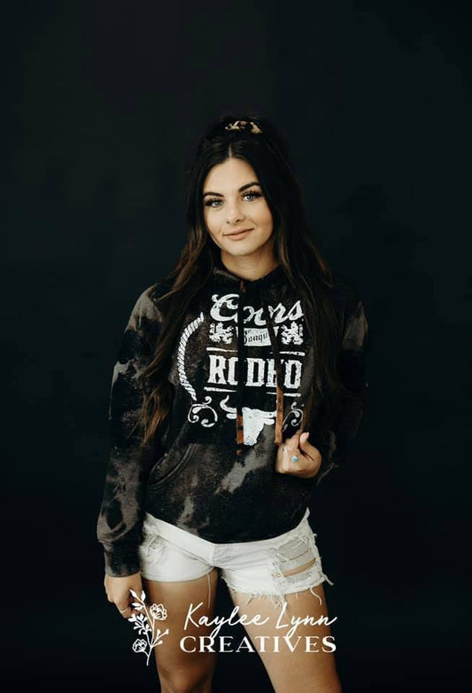 Marble Bleached Rodeo Hoodie