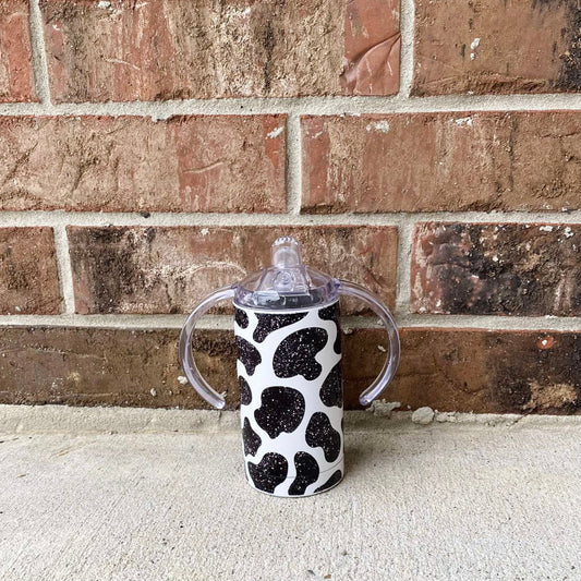 Black Moo Moo Sippy