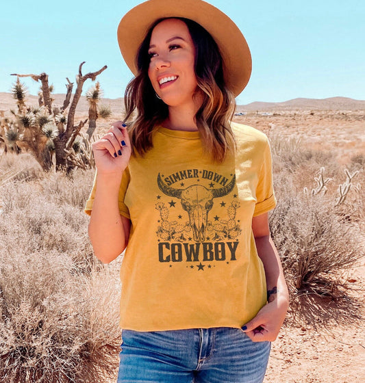 Simmer Down CACTUS DESERT cowboy