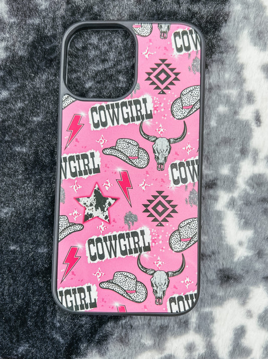 Pink Cowgirl All Size Phone Case