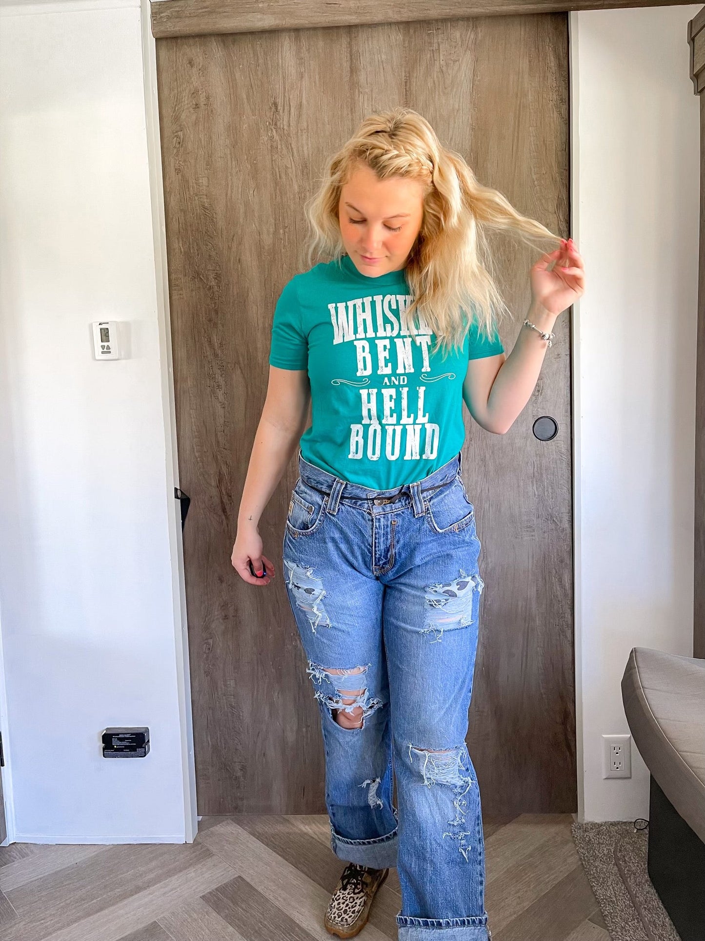 Whiskey Bent and Hell Bound Tee
