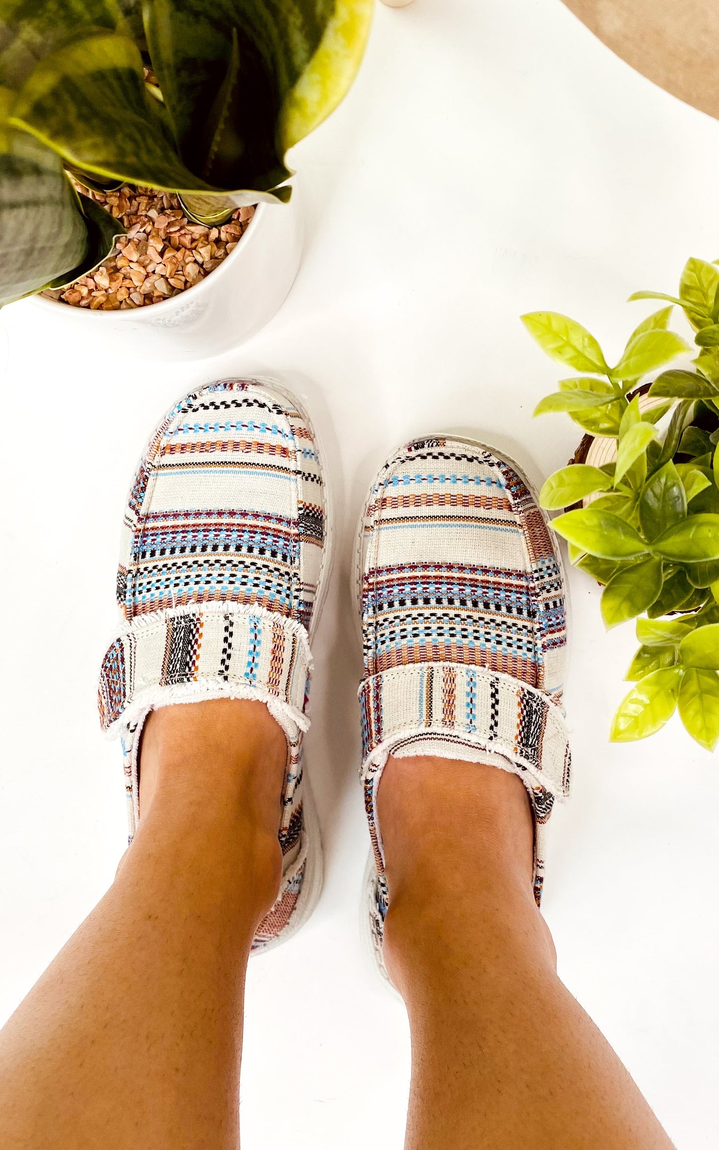 Gypsy Jazz Melody Sneakers in Cream