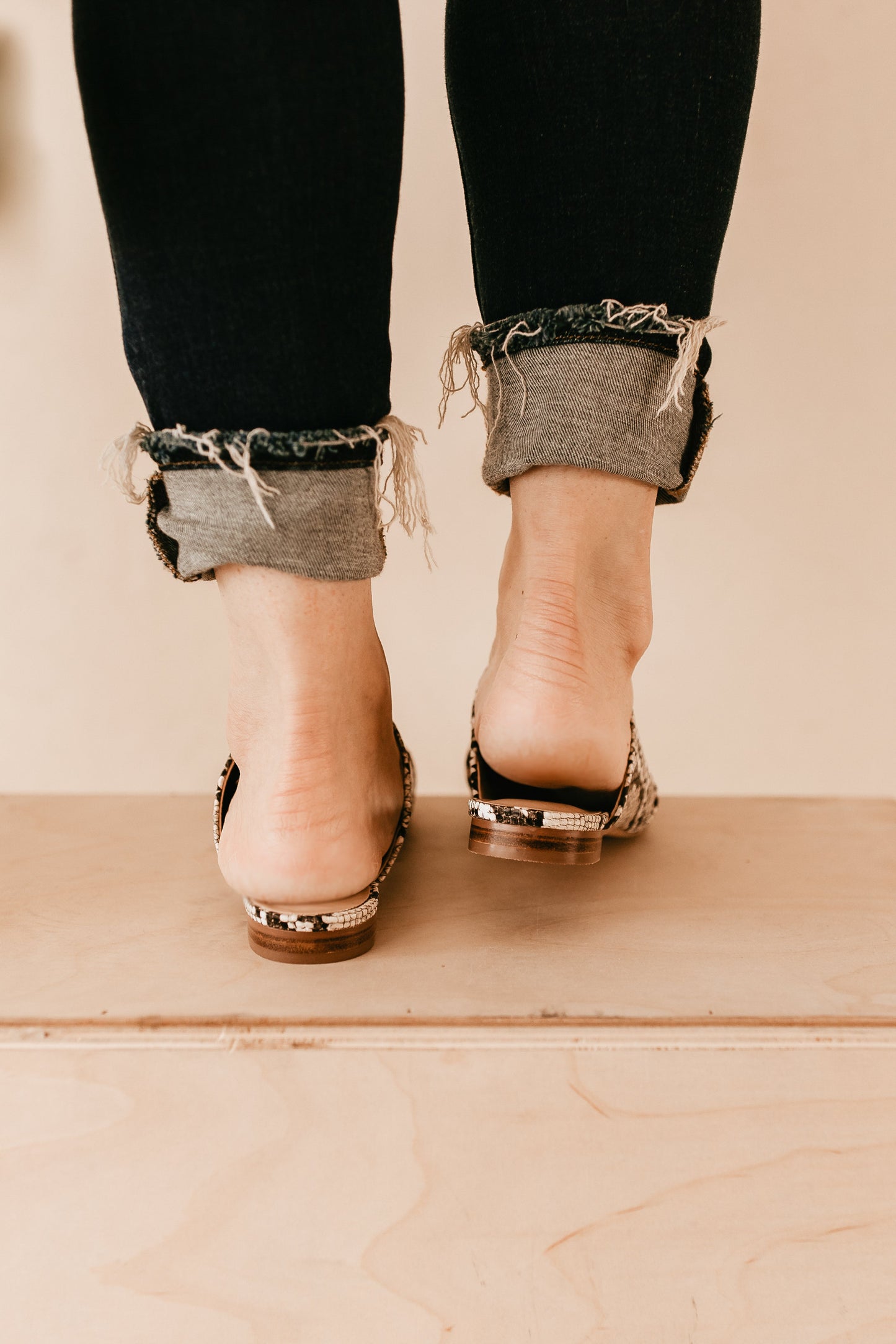 Matisse Shay Mule in White Snake