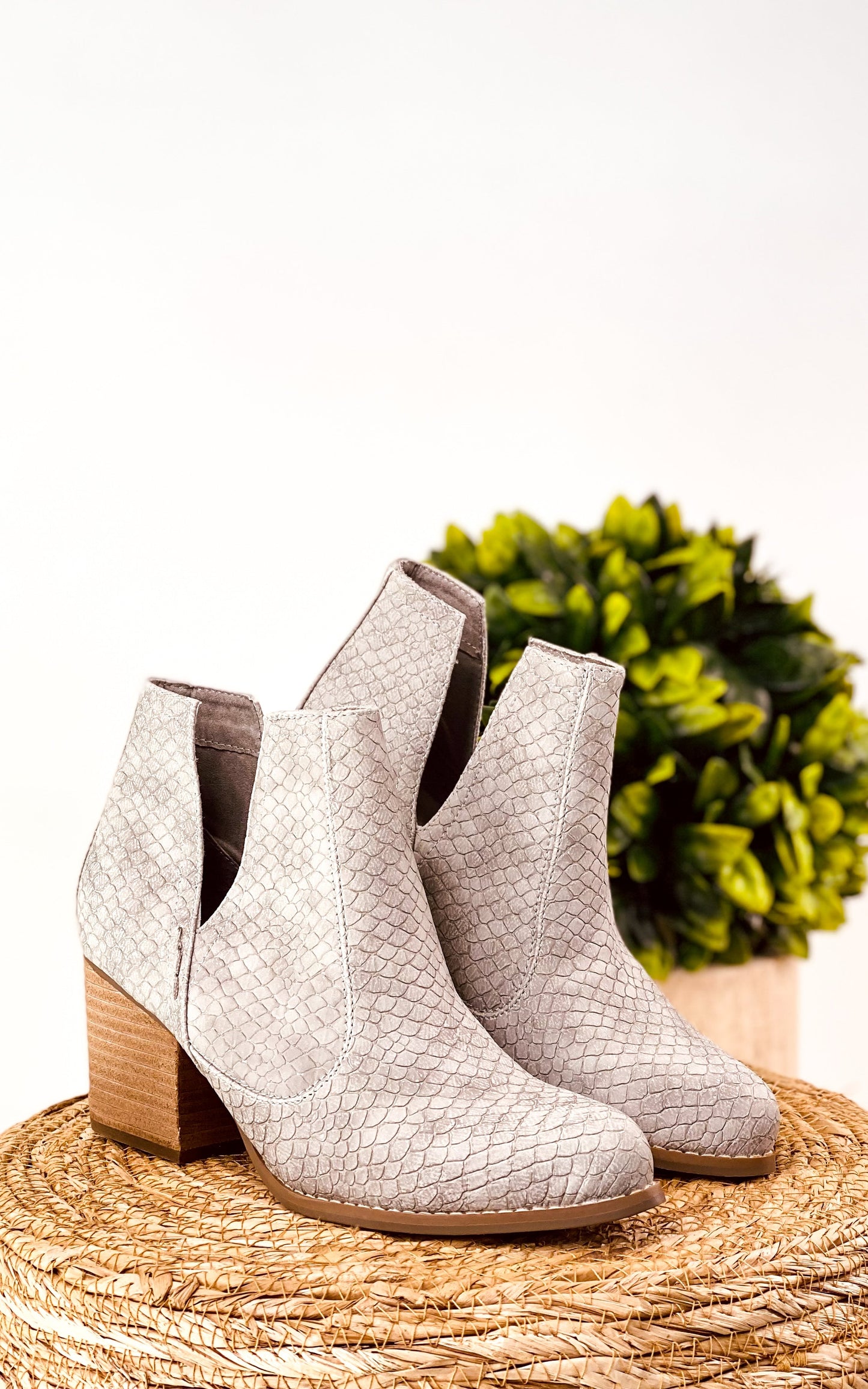 Not Rated Tarim Booties in Grey