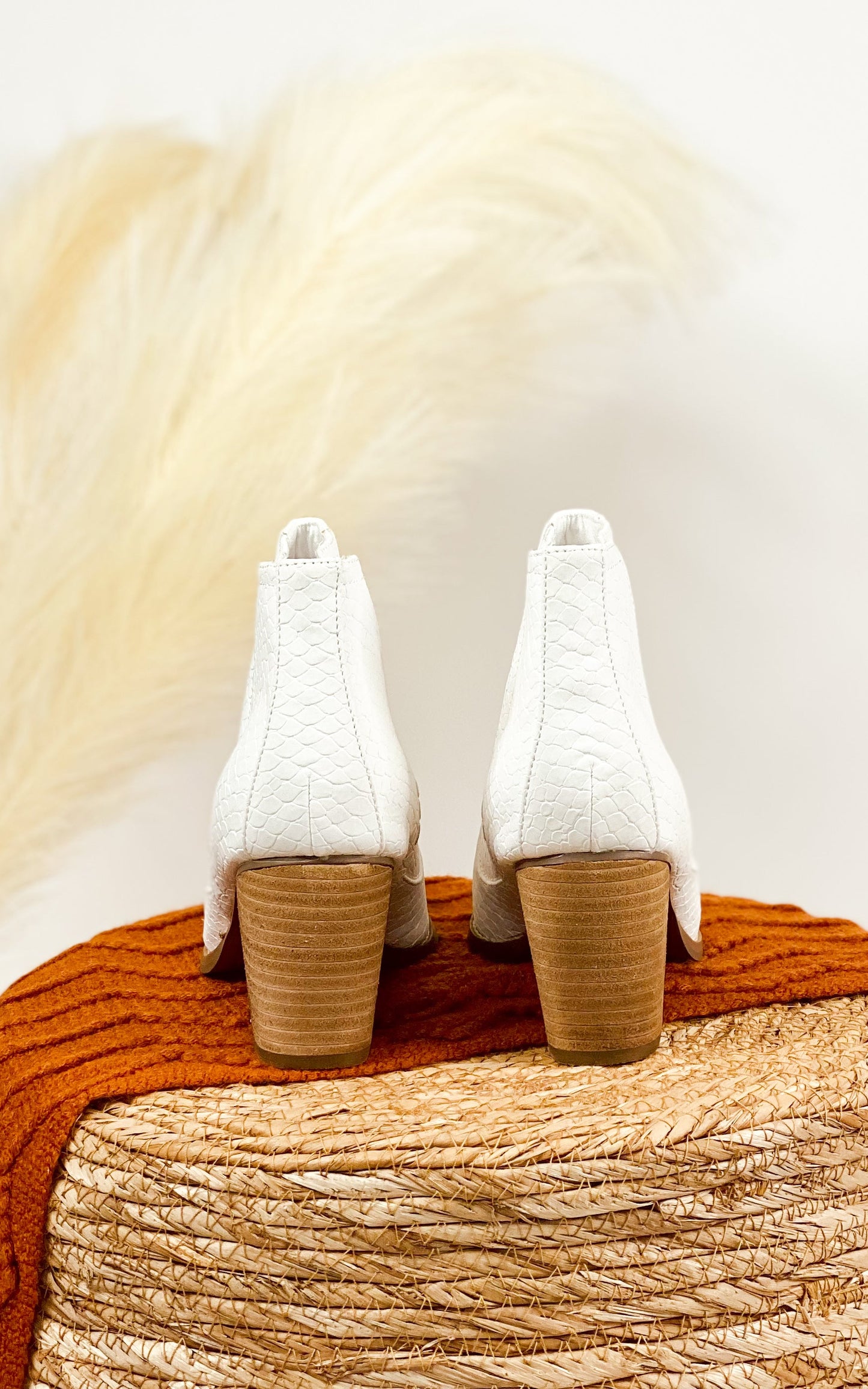 Not Rated Tarim Booties in White